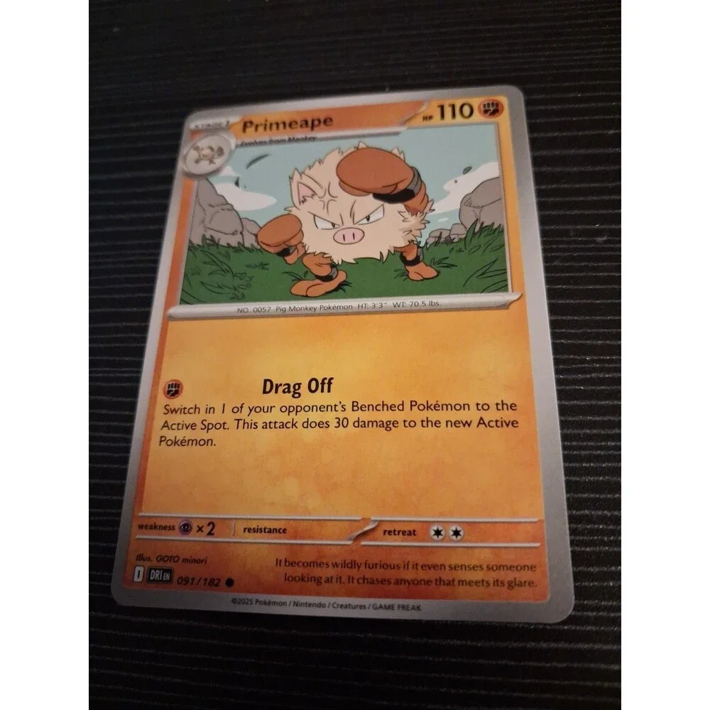 Primeape 091/182 Sv10: Destined Rivals Regular
